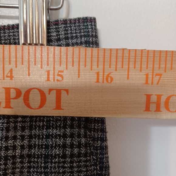 Glen Plaid Pants Dark Academia Career Work Office Size 14 Ankle Length Vintage - Picture 8 of 13